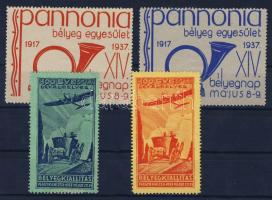 1937 Pannónia Bélyegegyesület, Bélyegkiállítás Nagykanizsai levélzáró