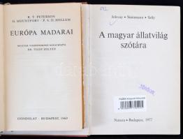 2 db könyv: Peterson - Mounfort - Hollom: Európa madarai. Bp., 1969, Gondolat; Jolsvay - Steinmann -...