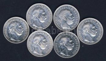 1893-1915. 1K Ag (6x) T:2,3