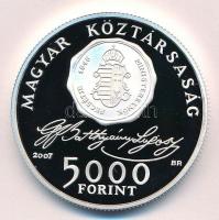 2007. 5000Ft Ag "Batthyány Lajos" tanúsítvánnyal T:PP Adamo EM209