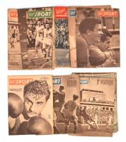 cca 1950-1960 20 db Képes sport sok football fotóval