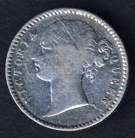 Brit-India 1840. 1/4R Ag verési hibával! T:3
