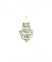 Zsolnay kis tál. Jelzett, hibátlan. 23 cm