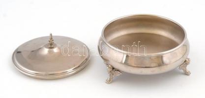 Alpakka cukortartó lábakkal d: 13 cm