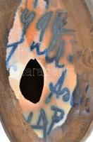 Azonosítatan jelzéssel: Iparművész kerámia. 15 cm