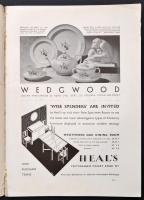 1931-1937 The Studio angol, művészeti folyóirat 6 száma, angol nyelven, 1937 decemberi számban karác...