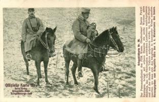 Kriegsbildkarte Nr. 36. Der Personaladjutant des FMZ. Wurm, Oberleutnant Baron Pawel-Ramingen. Kriegshilfsbüro des k.k. Ministeriums des Innern / WWI Austro-Hungarian (K.u.K.) military postcard