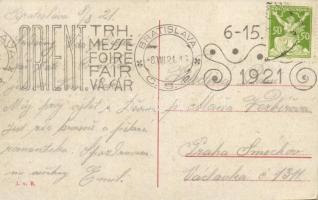 1921 Dévény, Theben a. d. Donau, Devín (Pozsony, Bratislava); "Luitpold" oldalkerekes vont...