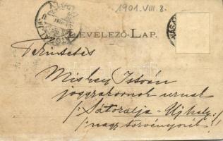 1901 Marosvásárhely, Targu Mures; Fő tér, Dudutz István és Ferenc, Widder Antal, Bogdánffy István üz...