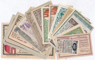 Ausztria 1919-1920. 20db-os vegyes szükségpénz tétel T:II,III Austria 1919-1920. 20pcs of various necessity notes C:XF,F
