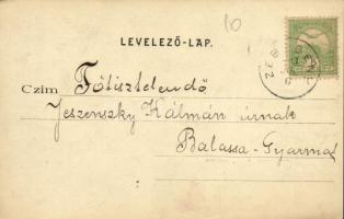 1903 Visegrád, vár, gőzhajó. Divald Károly 169. sz. (EK)
