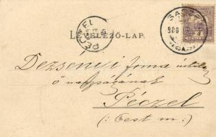 1900 Isaszeg, Issaszegh temploma és malma. Kiadja Szénásy és Reimann