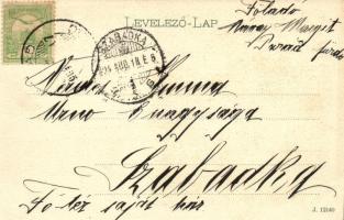 1904 Parádfürdő, Parád, Parád-gyógyfürdő; Hidegvíz gyógyintézet. Kiadja Klein Mór 614