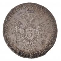 1821G 3kr Ag "I. Ferenc" Nagybánya (1,7g) T:2- / 
Hungary 1821G 3 Kreuzer Ag "Franz ...