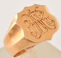 14 K arany pecsétgyűrű 12 g
