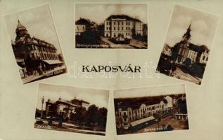 1934 Kaposvár, Turul szálloda, Pénzügyigazgatósági Palota, Városháza, Színház, Korona szálloda. Kiadja Szalai Ferenc