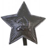 Szovjetunió DN Sapkajelvény, festett T:3 kopott festés Soviet Union ND Cap badge, painted C:F paint worn