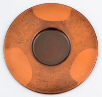 Iparművész réz tányér d:19 cm