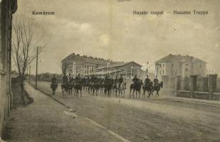 Komárom, Komárnó; Huszár csapat / Husaren Truppe / K.u.K. hussars (EK)