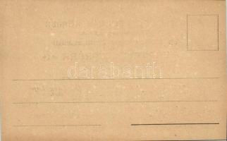 Budapest V. A Belvárosi Polgári Kör meghívója társasvacsorára. Koronaherceg utca 6