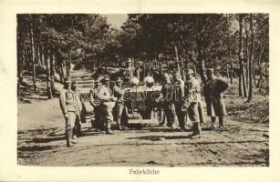 Fahrküche. Nr. 80. Kunstanstalt Jos. Drotleff / K.u.K. (Austro-Hungarian) military mobile field kitchen