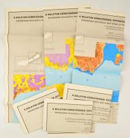 1983 A Balaton és környékének építésföldtani térképe. 4x2 db nagyméretű térképlap