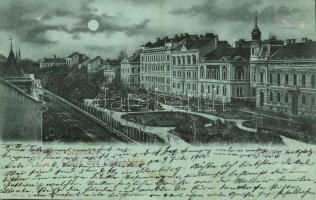 Sopron, Deák tér, Alsó Lövér utca - 2 db régi képeslap / 2 pre-1923 postcards