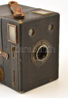 cca 1937-1938 Kodak Eastman Popular Brownie box fényképezőgép, eredeti vászon tokjában, működőképes,...