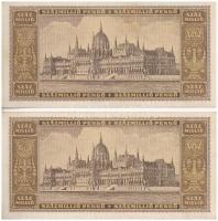 1946. 100.000.000P (2x) sorszámkövetők T:II