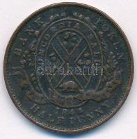 Kanada / Alsó-Kanada / Brit Adminisztráció 1844. 1/2p (Sou) Cu T:2,2- ph.
Canada / Lower Canada / B...