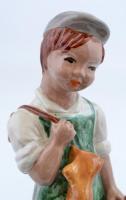 Rahmer kerámia cipészfiú. Jelzett, hibátlan 23 cm