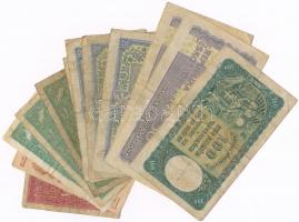 Csehszlovákia 1944. 1K + 1945. 5K + 10K (4x) + 20K (3x) + 50K (2x) + (1940) 100K sárga bélyeggel T:I...