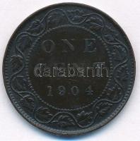 Kanada 1904. 1c Cu "VII. Edvárd" T:2- 
Canada 1904. 1 Cent Cu "Edward VII" C:VF...