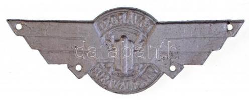 ~1930. "Fővárosi Villamosvasút" felvarrható Al sapkajelvény (19x50mm) T:1-