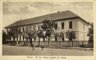 1929 Tokaj, M. kir. állami polgári fiú iskola. Kiadja Heller Sándor (EK)