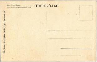 Győr-Szabadhegy, Római katolikus templom belső, Mária oltár. Jánossy fényképész kiadása