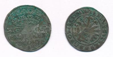 Lengyel Királyság 1529. 1Gr Ag "I. Zsigmond" + Poroszország 1529. 1Gr Ag "I. Zsigmond...