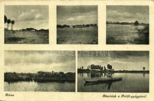 Bócsa, Petőfi gyógytó, evezős csónak, sport (fa)