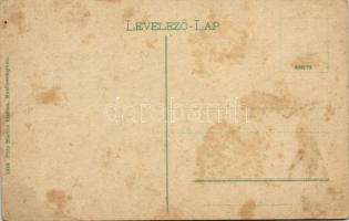 Mezőberény, I. ker. evangélikus templom, utcakép. Kiadja Piltz Márton 1443. (fl)