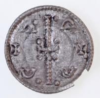 1141-1162. Denár Ag II. Géza (0,16g) T:2 ki.  Hungary 1141-1162. Denar Ag Géza II (0,16g) C:XF crack Huszár: 124., Unger I.: 71.