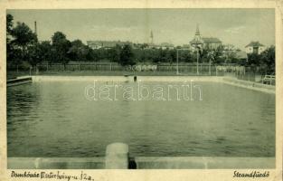 1941 Dombóvár, Strandfürdő, Mélyvíz tábla (EK)
