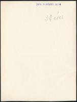 cca 1932 Kinszki Imre (1901-1945) budapesti fotóművész hagyatékából, pecséttel jelzett vintage fotó ...