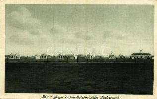 1924 Jászkarajenő, Mira gyógy- és keserűvíz-forrástelep. Kiadja Kanyó Albert (ázott sarkak / wet corners)