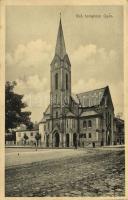 1921 Győr, Református templom. Polgár Bertalan kiadása (EK)