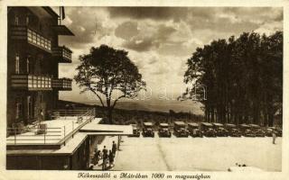 1935 Mátra, Kékestető szálloda, automobilok (EK)