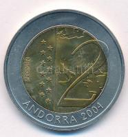 Andorra 2004. 2E próbaveret T:1- Andorra 2004. 2 Euro trial strike C:AU