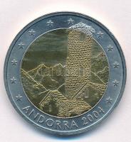 Andorra 2004. 2E próbaveret T:1-
Andorra 2004. 2 Euro trial strike C:AU
