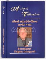 Ahol mindörökre nyár van. Portrékötet Czigány Györgyről. Az interjúkat készítette és a kötetet szerkesztette: Elmer István. Arcképek Vallomások. Bp.,2006, Jel. Kiadói kartonált papírkötés.