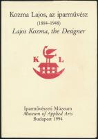 Kiss Éva-Horváth Hilda: Kozma Lajos, az iparművész (1884-1948). Bp., 1994, Iparművészeti Múzeum. Kiadói papírkötés, jó állapotban.