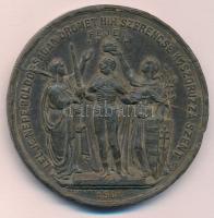 August Kleeberg 1867. "I. Ferenc József budai koronázására" Sn emlékérem. "LELJE NÉPE...